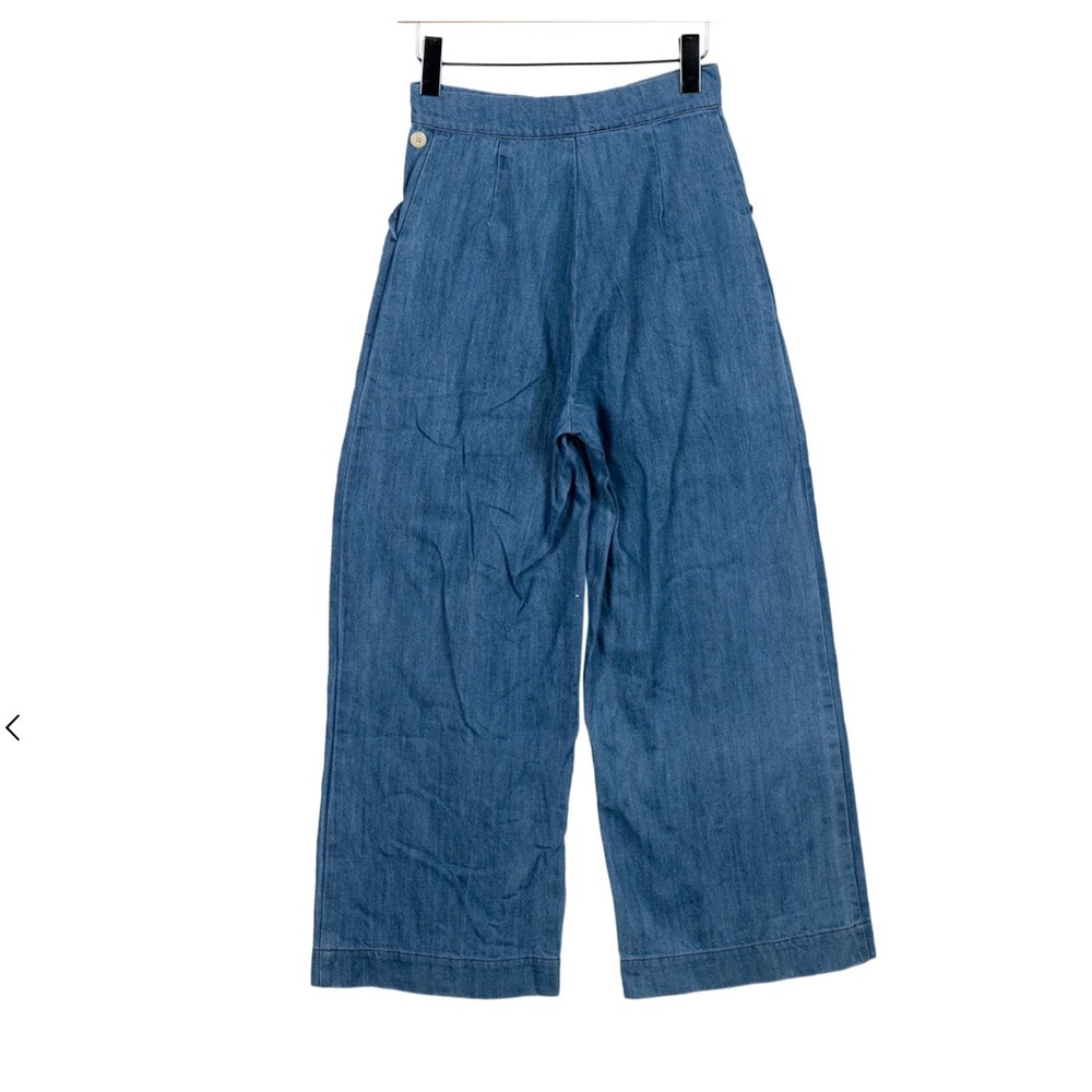 Ilana Kohn Mia Pants in Chambray Women Size 4 - Picture 3 of 12